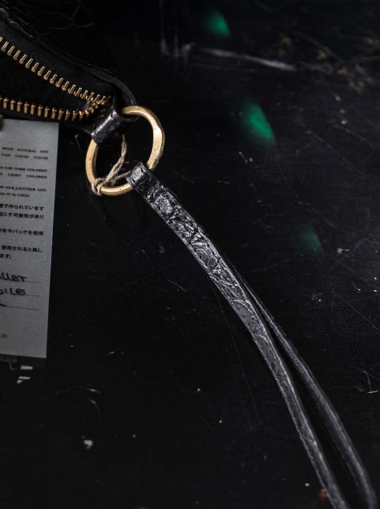 tagliovivo<br> Moon wallet CROCODILE / BLACK