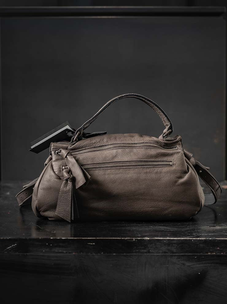TUFORÉE<br> Leather bag / REAR MEDIUM / DARK BROWN