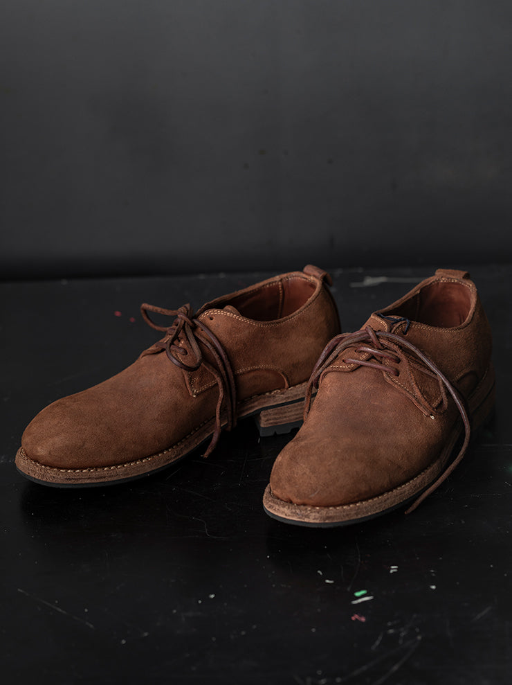 GUIDI & ROSELLINI<br>MENS クラシックダービーシューズ MOROSINO_OLD AT / VACCHETTA REVERSE