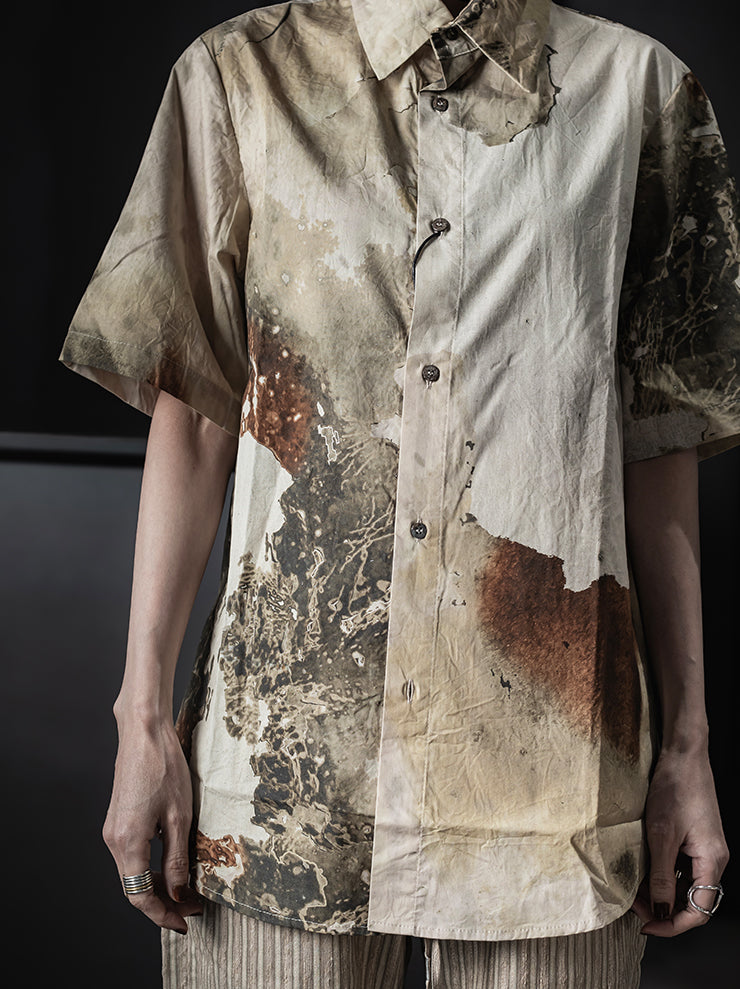 K’ANG <br>Unisex relaxed-fit short sleeve shirt / SUNBURN