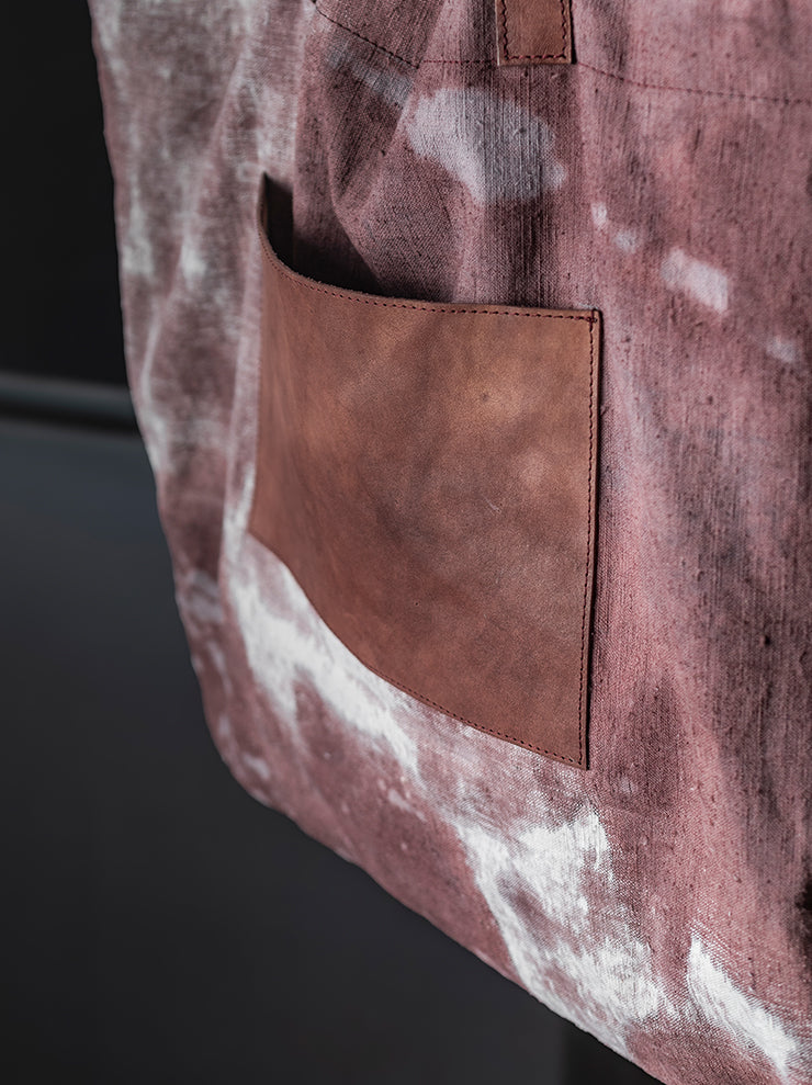Tagliovivo<br> Hemp shopper bag H.D. HEMP + H.D. HORSE / BAUXITE