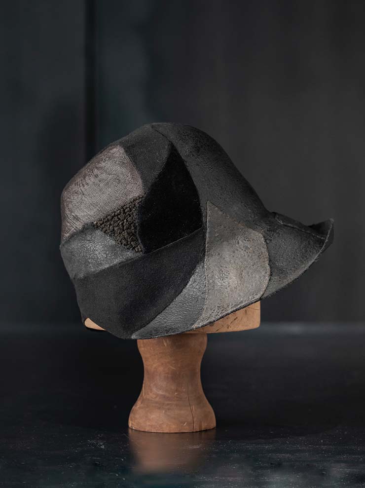 HORISAKI<br>ONE OF A KIND COLLECTION ミックスハット OOAK24 NO.65 / BLACK