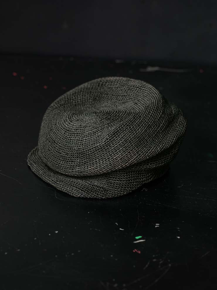 HORISAKI<br>TOQUILLA STRAW HAT SHNLK - ss26 / GREY / SIZE S-M