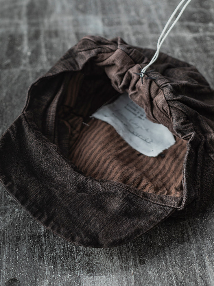 ATELIER SUPPAN<br> UNISEX LINED COTTON CAP