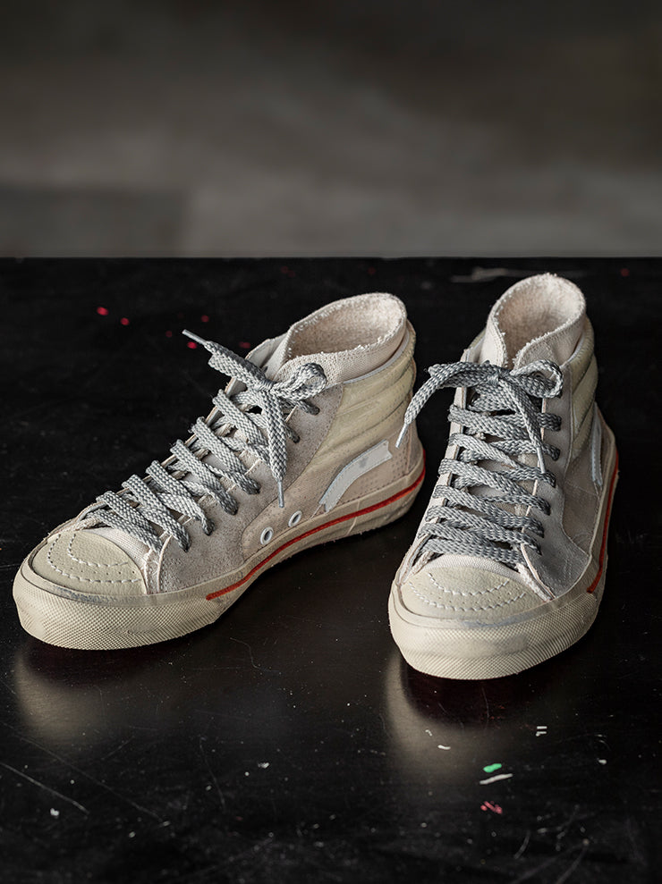 HIDNANDER<br>WOMENS ハイカットスニーカー / Off White
