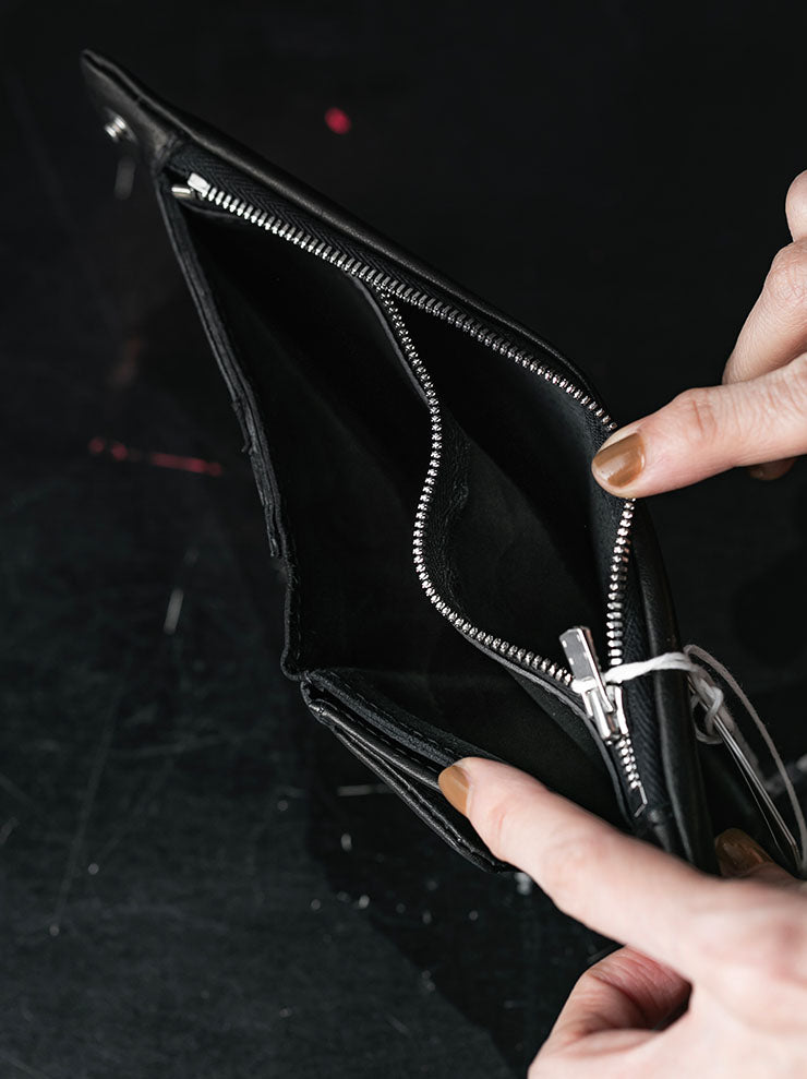 GUIDI<br>カンガルーレザーウォレット B7P BLKT / KANGAROO FULL GRAIN