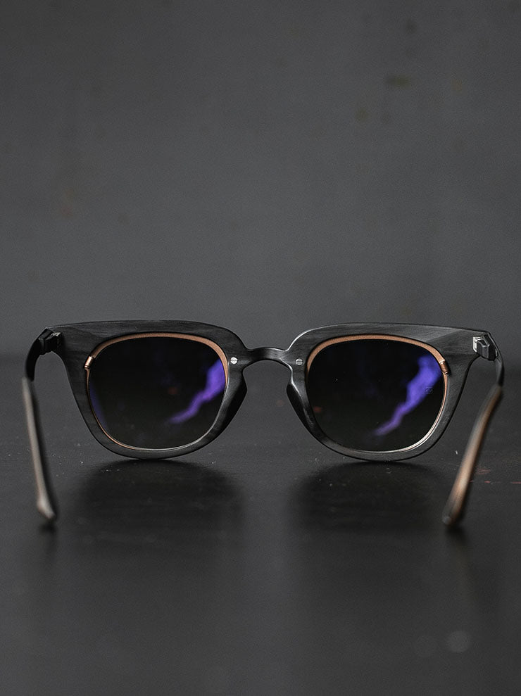 RIGARDS<br>GENUINE HORN フレームサングラス / BLACK / RG1007