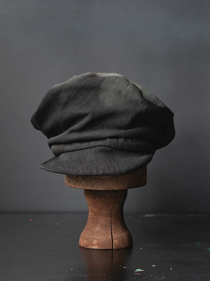 HORISAKI<br>ONE OF A KIND COLLECTION ハンドダイコットンハット OOAK25 NO.97 / GREY