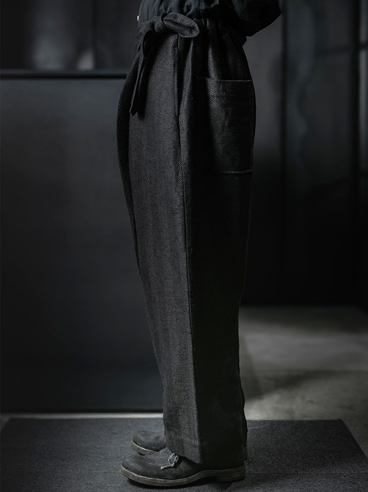 GATHERING<br>UNISEX SHEPHERD PANT / INDIGO BLACK