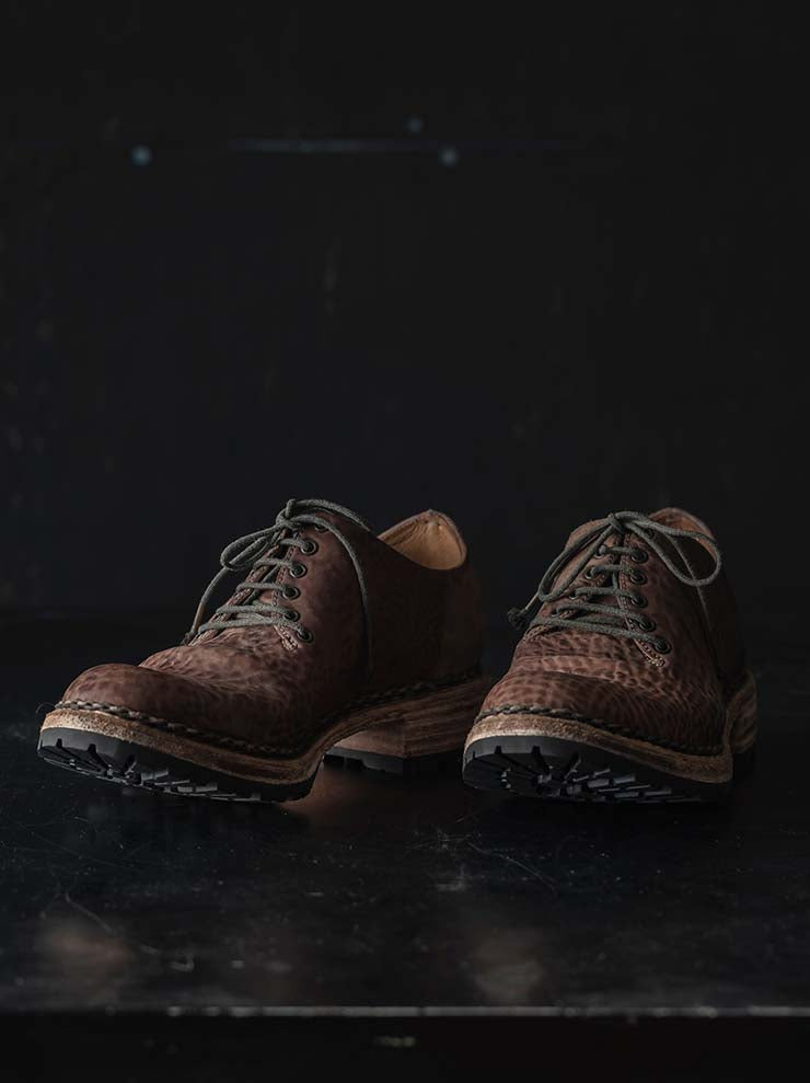 EMATYTE<br> MENS Horse Leather Washed Culatta Shoes / CRUST NATURAL