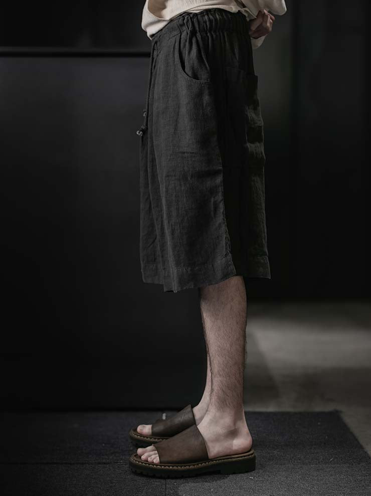 GATHERING<br>Farmer Shorts / BLACK