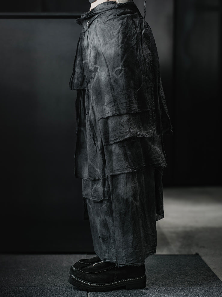 ATELIER SUPPAN<br>WOMENS Torn Skirt / E26-48