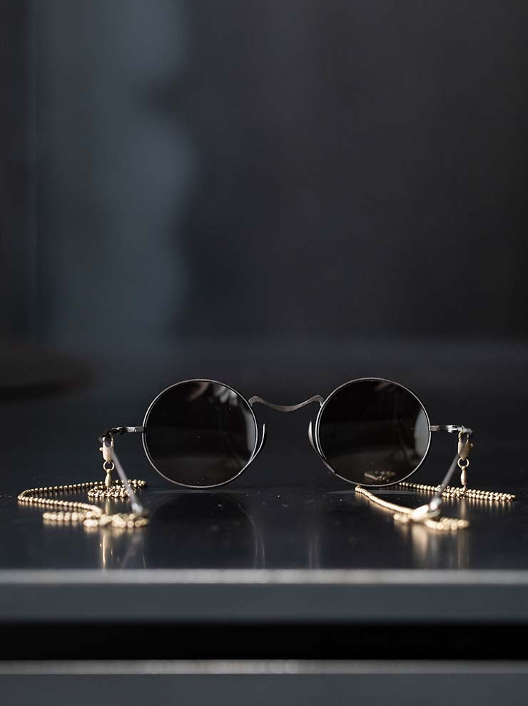 RIGARDS × UMA WANG<br> TITANIUM Frame Sunglasses / ANTIQUE BRONZE / RG00UW14