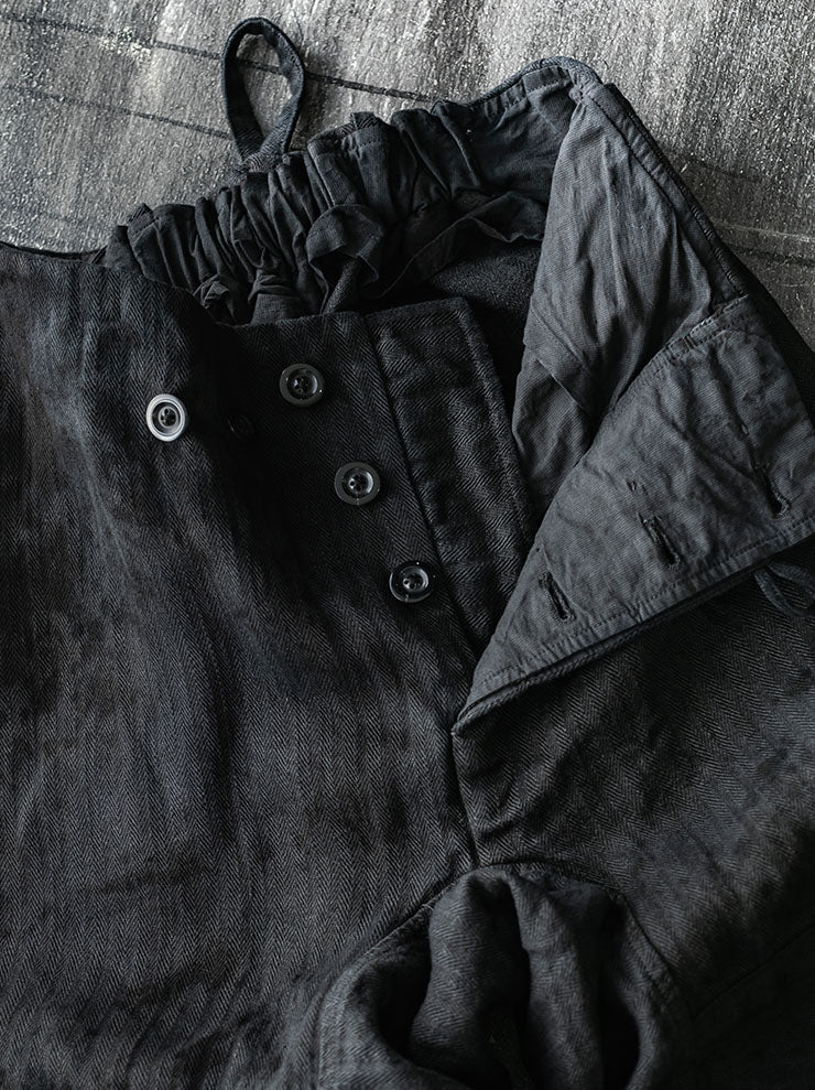 ATELIER SUPPAN<br>UNISEX HEAVY HEMP TROUSERS / W26-44