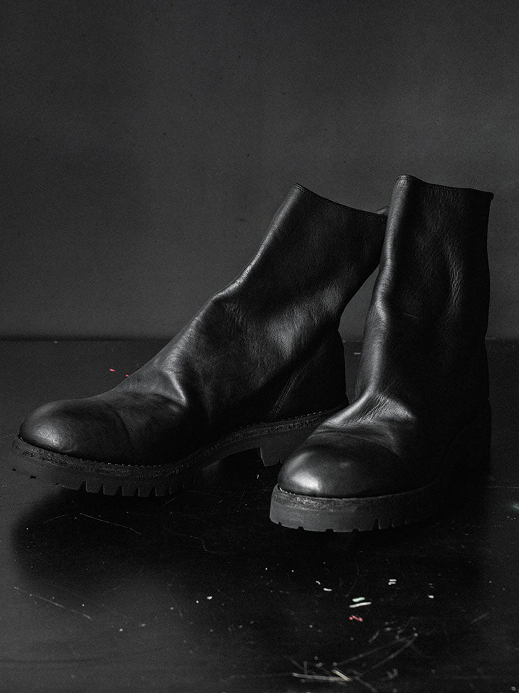 GUIDI<br>MENS バックジップブーツ 796V BLKT / HORSE FULL GRAIN