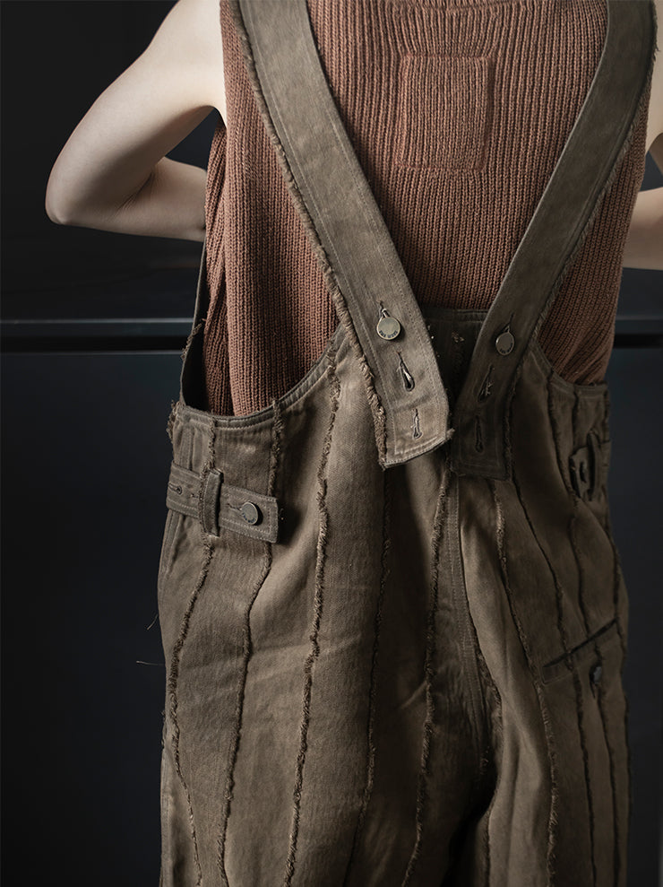 UMA WANG <br>WOMENS サロペット / BROWN