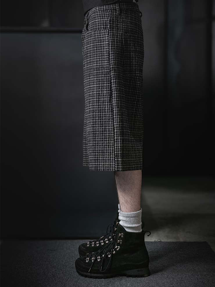 individual sentiments<br />UNISEX ベーシック5ポケットショーツ / BLACK