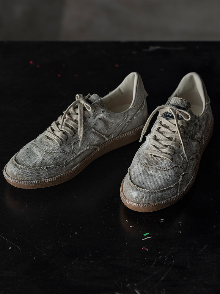 HIDNANDER<br>MENS ローカットスニーカー / White Covered