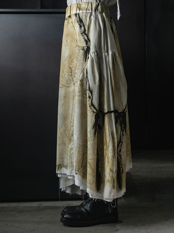 IA LONDON<br>MOONLIGHT ROSES SKIRT / LACE DRESS PRINT