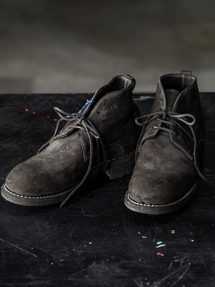 GUIDI & ROSELLINI<br> MENS DESERT BOOTS RUGGERO_OLD AT / VACCHETTA REVERSE