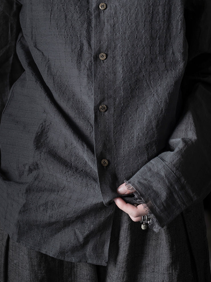 K'ANG<br>UNISEX MIDFIT SHIRTS / DARK GREY