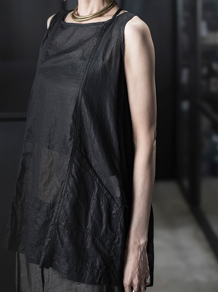 RUNDHOLZ<br>WOMENS コットンタンクトップ / black