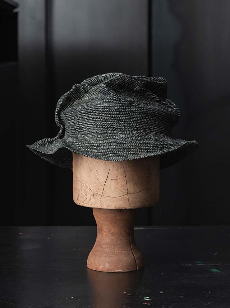HORISAKI<br> ONE OF A KIND COLLECTION Tequilla Straw Hat SHPVPK005 / PV PETROL
