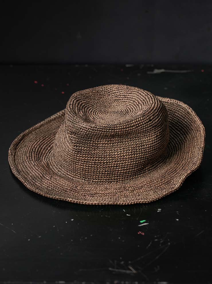 HORISAKI<br>TOQUILLA STRAW HAT SHSOFI - ss26 / BROWN