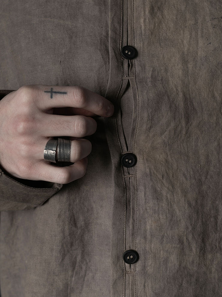 toward(s)<br>WELT SHIRT IN RUST DYDED HEMP / Rust Beige