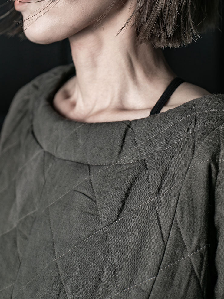 GATHERING<br>WOMENS SAILOR DRESS / GREY