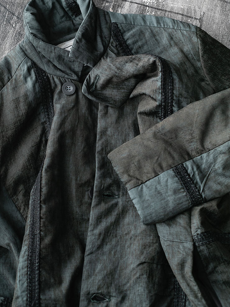 By Walid<br> MENS RUFUS COAT WADDED / GREEN