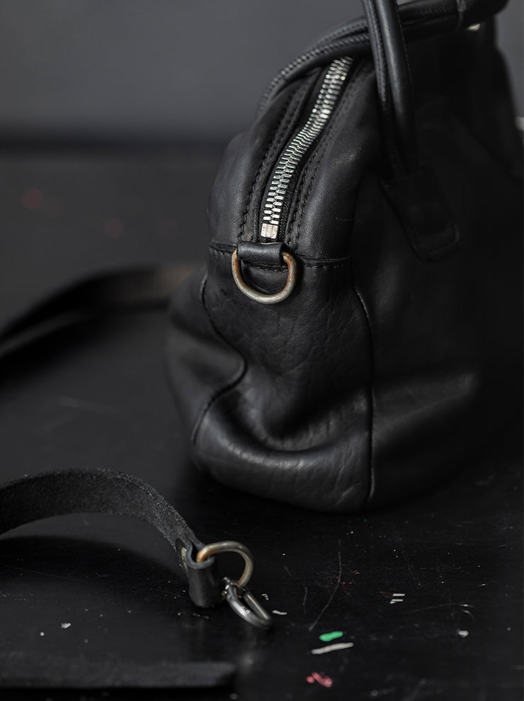 GUIDI<br>レザーハンドルバッグ RG01 BLKT / SOFT HORSE FULL GRAIN