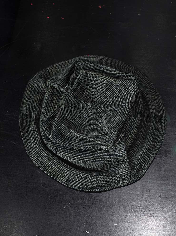 HORISAKI<br> ONE OF A KIND COLLECTION Tequilla Straw Hat SHPVPK005 / PV PETROL