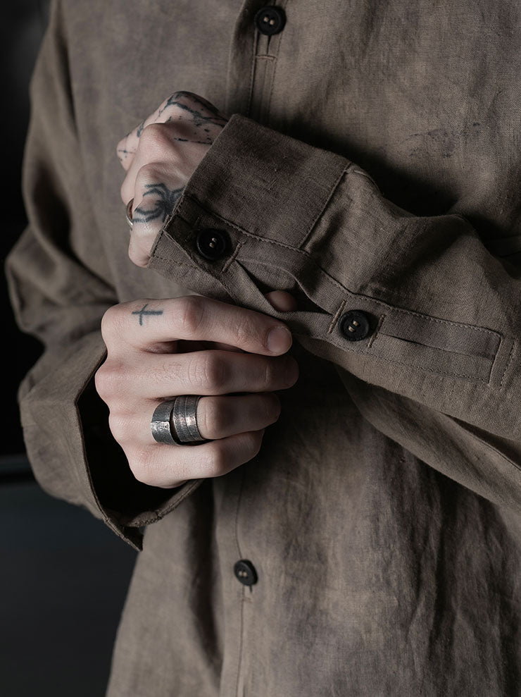 toward(s)<br>WELT SHIRT IN RUST DYDED HEMP / Rust Beige
