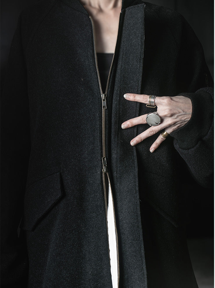 WRIGHT + DOYLE<br>UNISEX DALTA JACKET / CARBON
