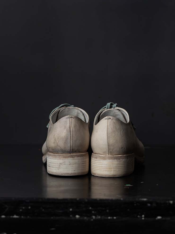 EMATYTE<br> MENS Horse Leather Culatta Stone Washed Shoes / BONE