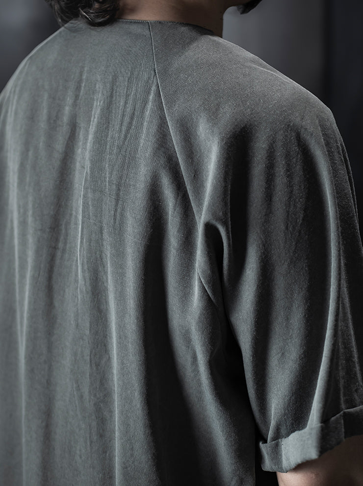 individual sentiments<br />UNISEX ワイドイージーTシャツ / GRAY GREEN