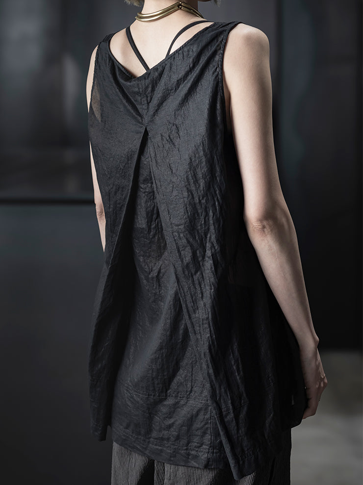 RUNDHOLZ<br>WOMENS コットンタンクトップ / black