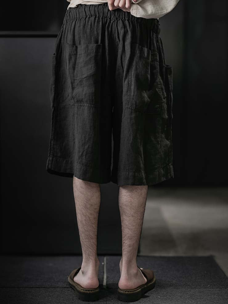 GATHERING<br>Farmer Shorts / BLACK
