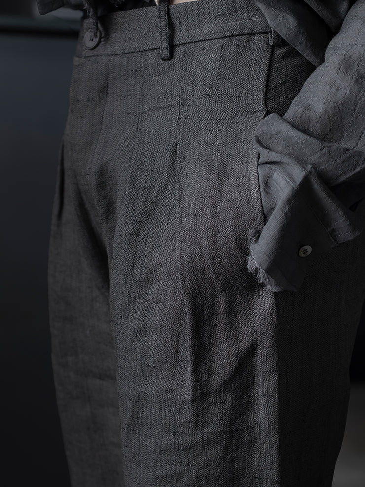K'ANG<br>UNISEX EXTRA LARGE FIT TROUSERS / DARK GREY