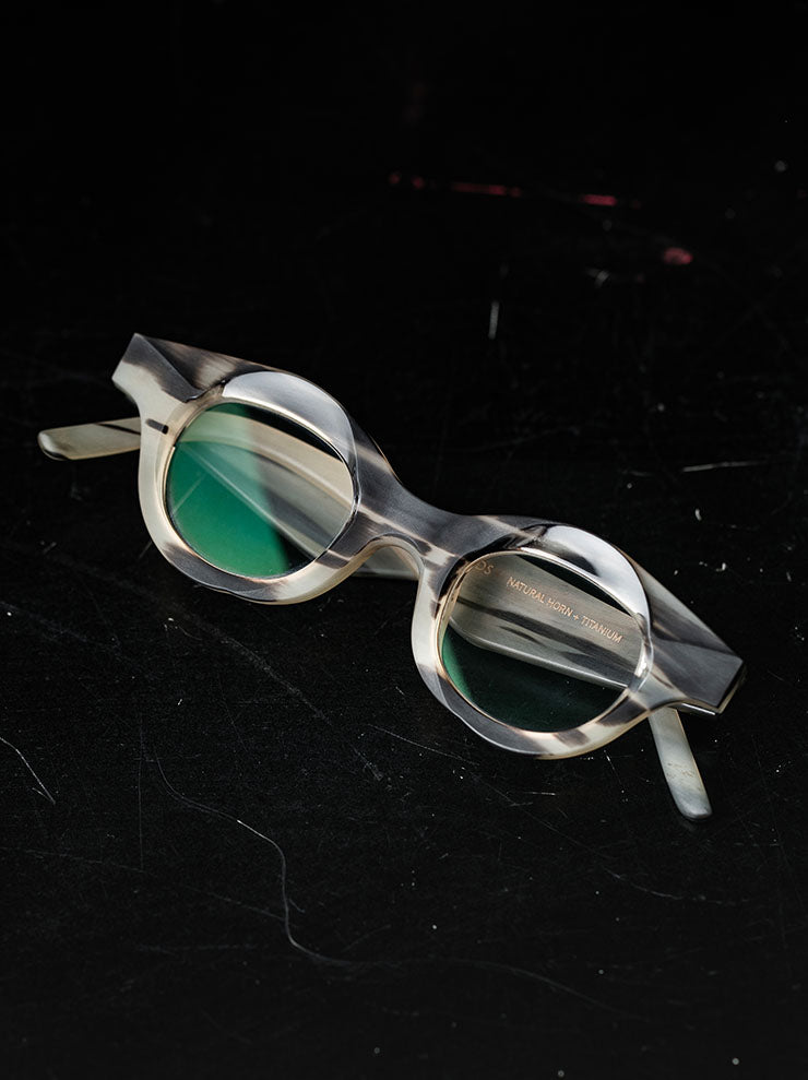 RIGARDS<br>GENUINE HORN フレームサングラス / LIGHT CAMO / RG1063