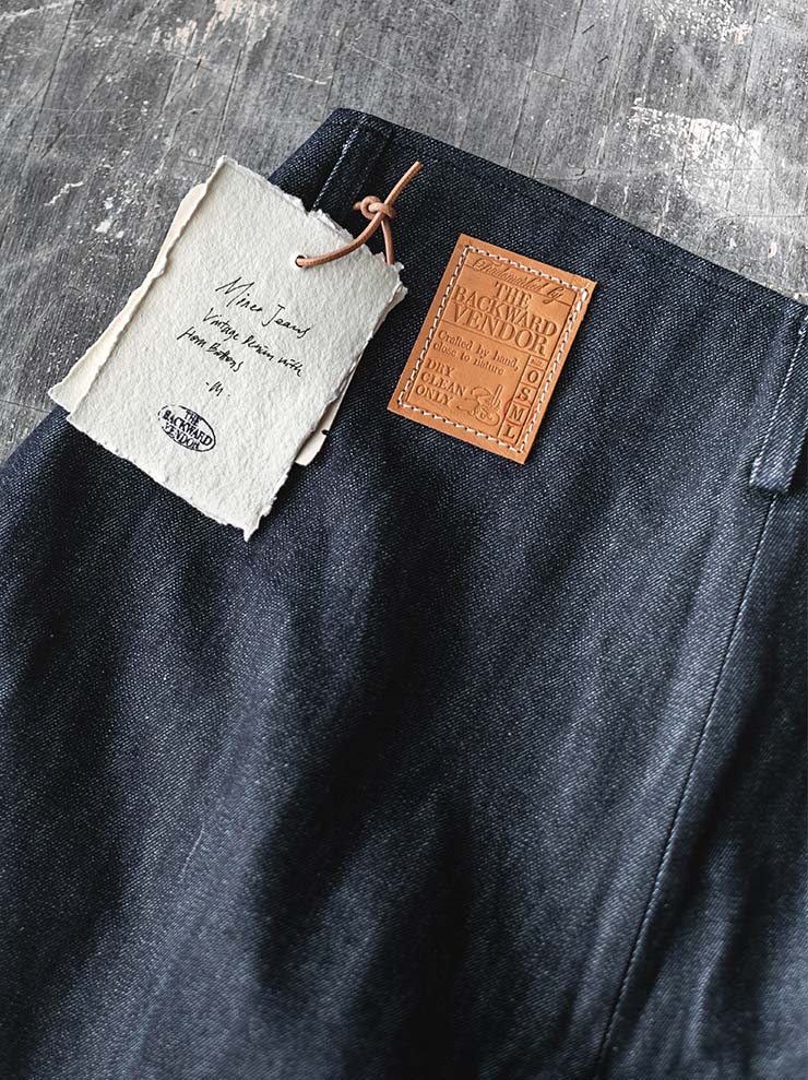 THE BACKWARD VENDOR<br> Miner Jeans / DEEP