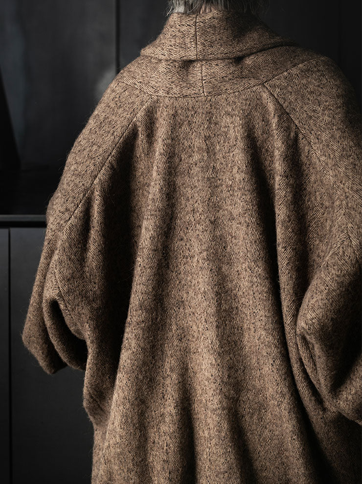 UMA WANG<br>WOMENS KNOOK JKT / MUSTARD/BLACK