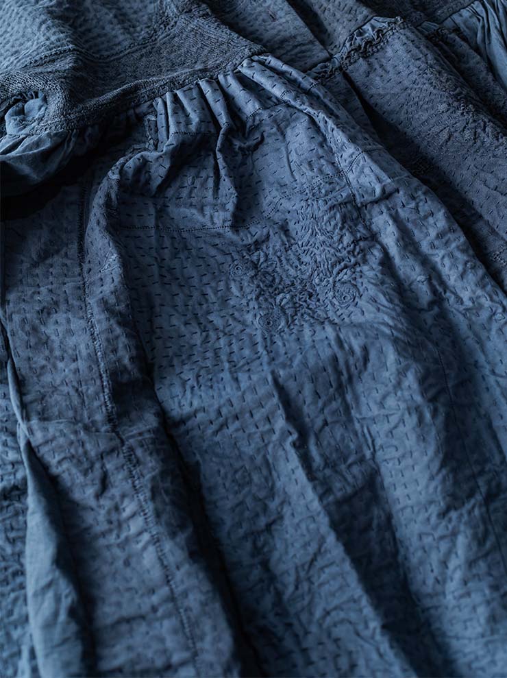 By Walid<br> WOMENS WEDNESDAY DRESS / INDIGO / SIZE S