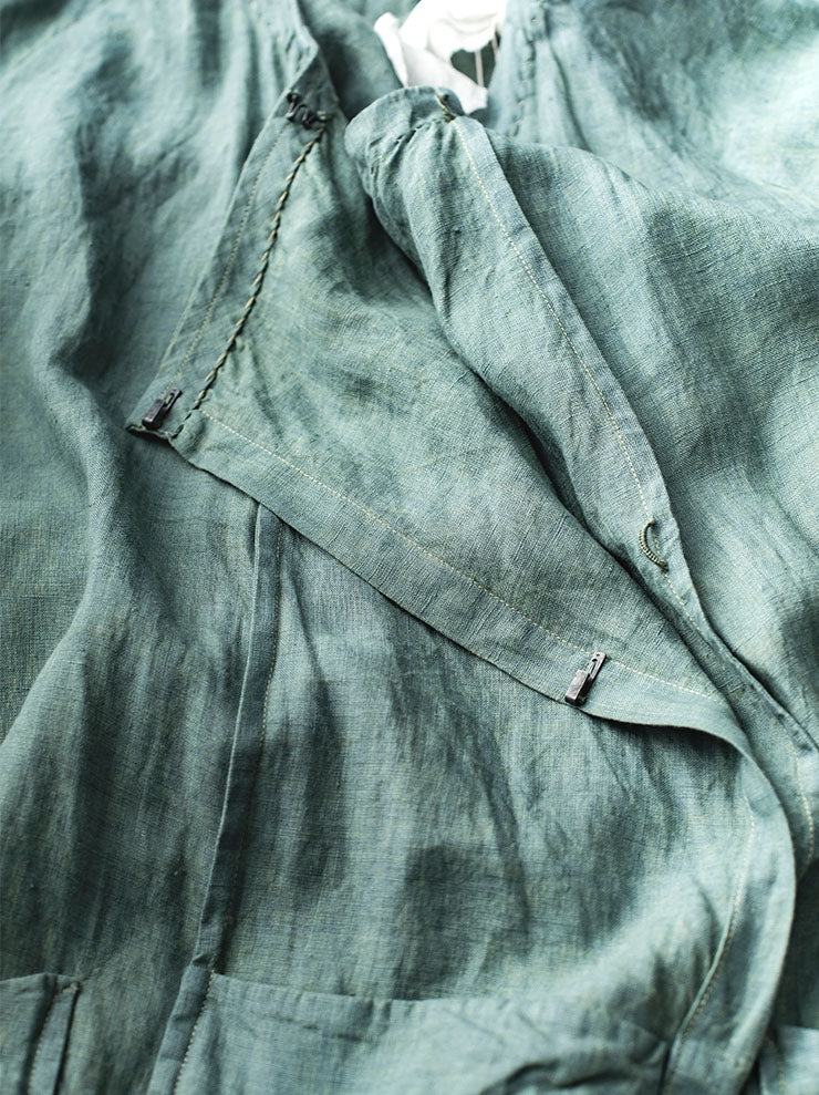 ATELIER SUPPAN<br> WOMENS LINEN LONG JACKET