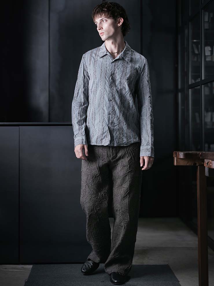 K'ANG<br>MENS MIDFIT SHIRTS / INDIGO