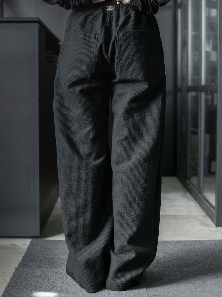 69 by ISAAC SELLAM <br>MENS Striped Cargo Trousers / NOIR