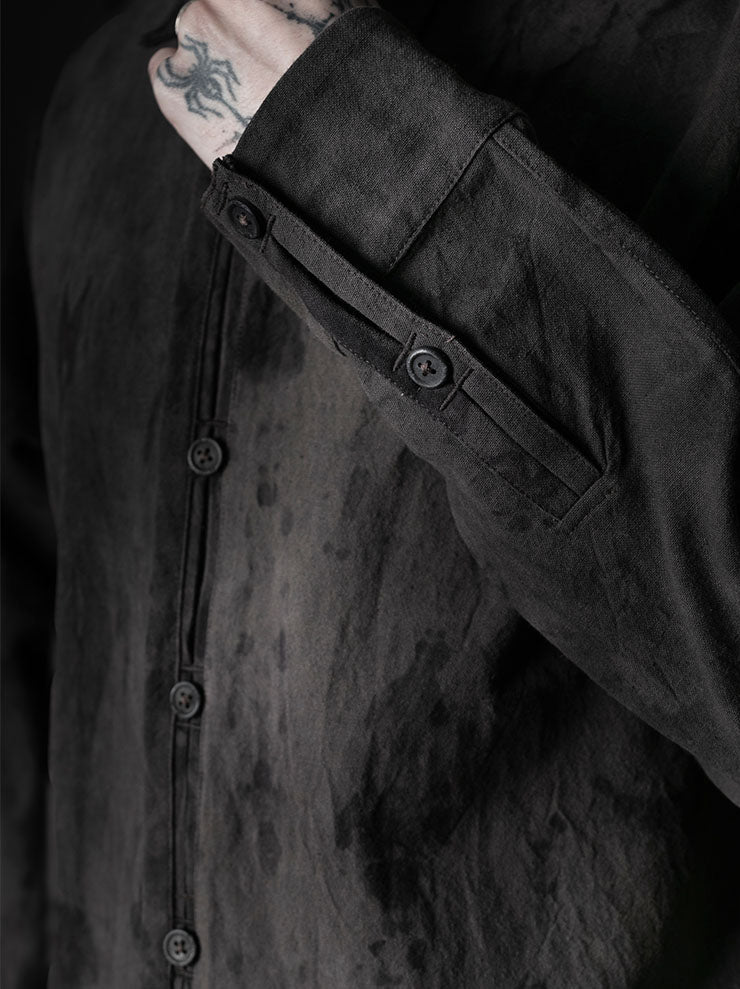 toward(s)<br>WELT SHIRT IN RUST DYED CANVAS / Rust Black