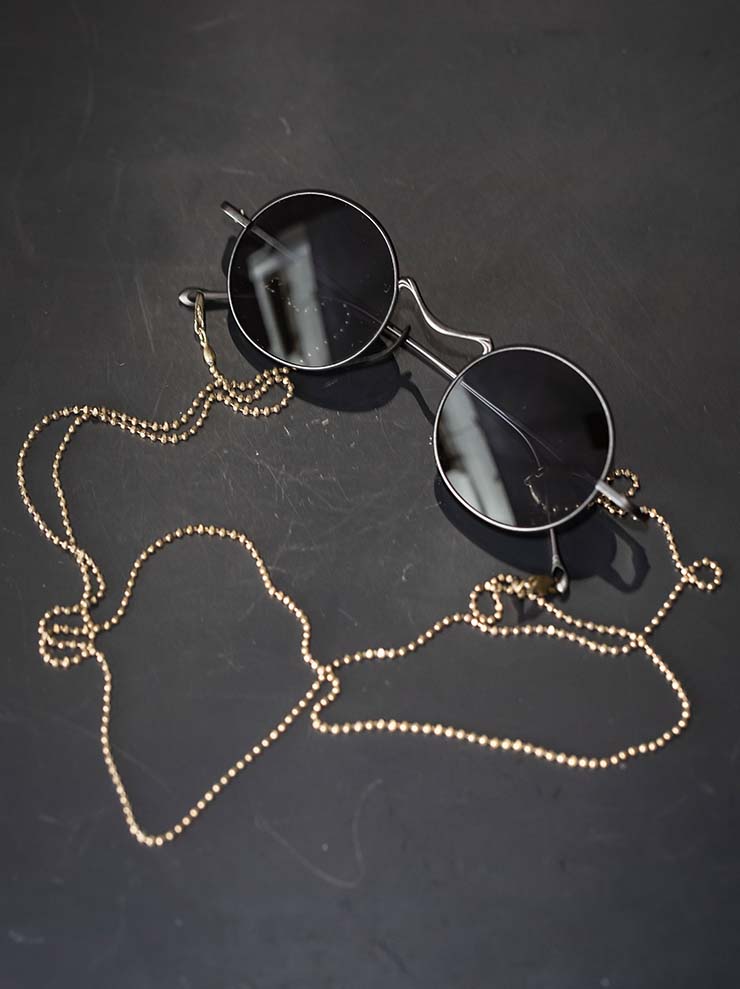 RIGARDS × UMA WANG<br> TITANIUM Frame Sunglasses / ANTIQUE BRONZE / RG00UW14
