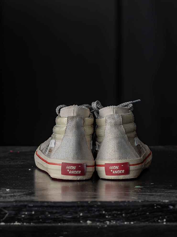 HIDNANDER<br>WOMENS ハイカットスニーカー / Off White